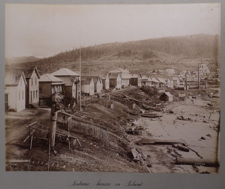 'Indian Houses in Port Simpson.'